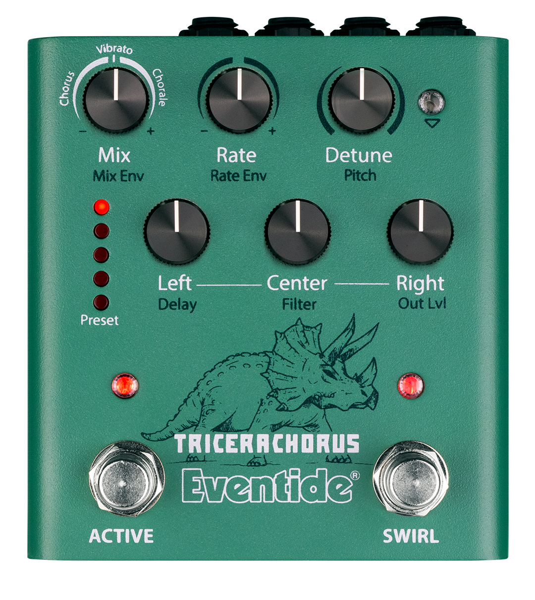 Eventide TriceraChorus tri streo chorus effects pedal
